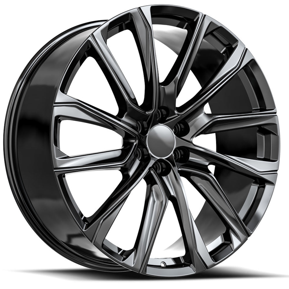 O.E. Revolution CAD-34 22X9 +28 Gloss Black