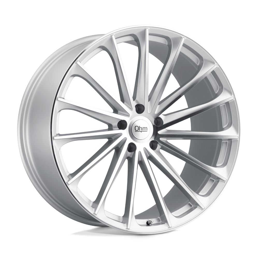 Ohm Proton 19X8.5 +30 Silver W/ Mirror Face
