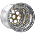 WELD Racing Magnum Sprint 15X17 + Gold Center - Polished Shell