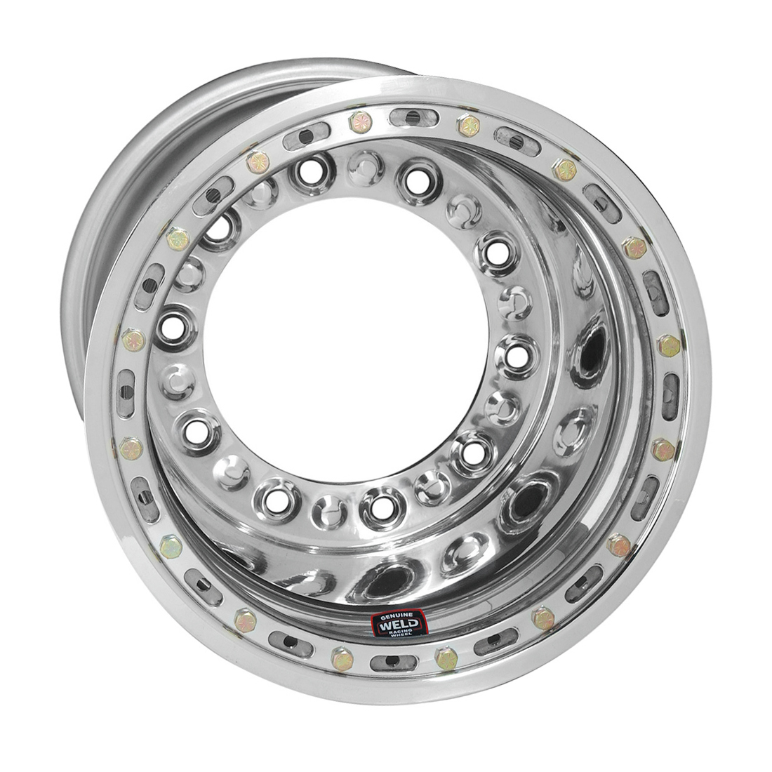 WELD Racing Wide 5 Hs 15X14 + Polished Shell