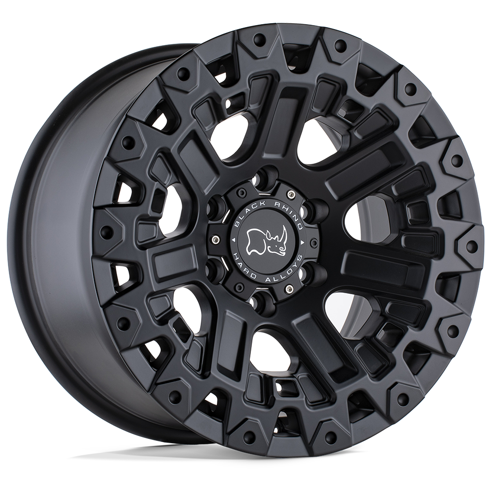 Black Rhino Hard Alloys Ozark 17X9.5 +12 Matte Black