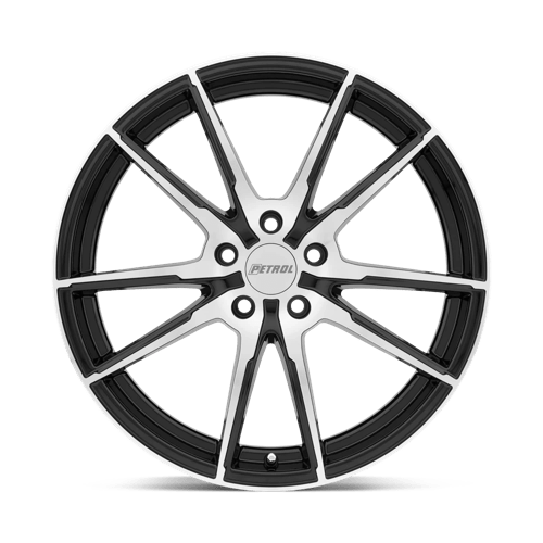 Petrol P0A 18X8 +35 Gloss Black W/ Mach Cut Face
