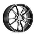 Petrol P0A 18X8 +35 Gloss Black W/ Mach Cut Face