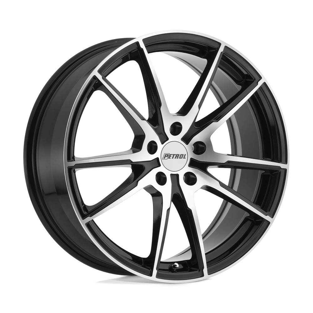 Petrol P0A 17X8 +32 Gloss Black W/ Mach Cut Face