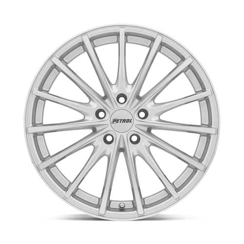 Petrol P3A 19X8 +40 Silver W/ Machined Cut Face