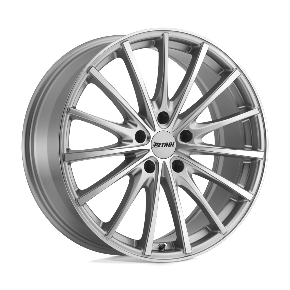 Petrol P3A 19X8 +32 Silver W/ Machined Cut Face
