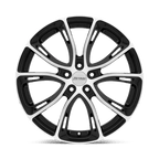 Petrol P5A 17x7.5 +40 GLOSS BLACK W/ MACH CUT FACE