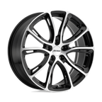 Petrol P5A 19X8 +35 Gloss Black W/ Mach Cut Face