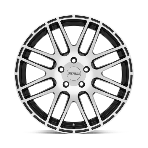 Petrol P6A 19X8 +40 Gloss Black W/ Mach Cut Face