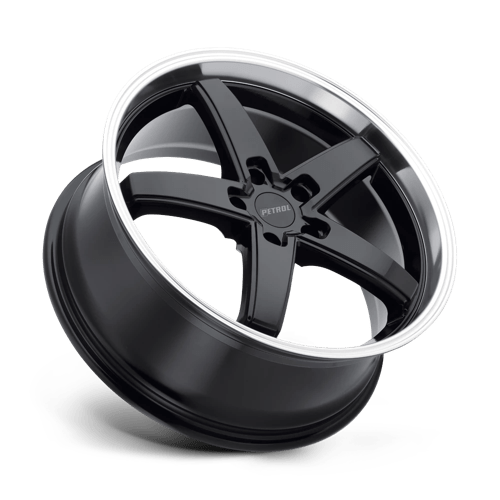 Petrol P1B 20X8.5 +40 Gloss Black W/ Mach Cut Lip
