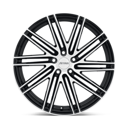 Petrol P1C 18X8 +40 Gloss Black W/ Mach Cut Face