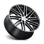 Petrol P1C 19X8 +40 Gloss Black W/ Mach Cut Face