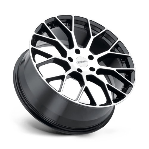 Petrol P2B 17X8 +40 Gloss Black W/ Mach Cut Face