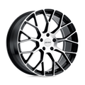 Petrol P2B 17X8 +35 Gloss Black W/ Mach Cut Face