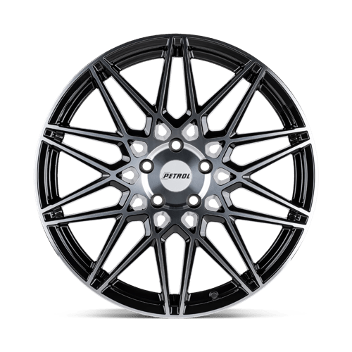 Petrol P3C 19X8 +40 Gloss Black W/ Mach Cut Face