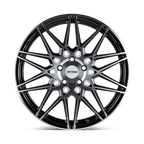Petrol P3C 17X8 +40 Gloss Black W/ Mach Cut Face