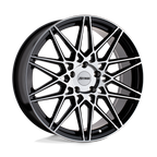 Petrol P3C 17X8 +40 Gloss Black W/ Mach Cut Face