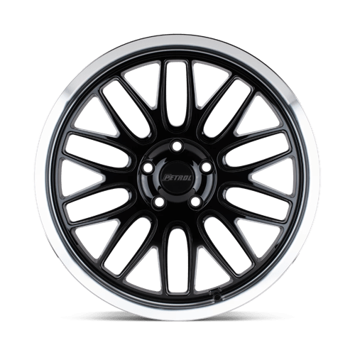 Petrol P4C 17X8 +40 Gloss Black W/ Mach Cut Lip