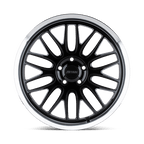 Petrol P4C 17X8 +40 Gloss Black W/ Mach Cut Lip