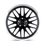 Petrol P4C 18X8 +40 Gloss Black W/ Mach Cut Lip