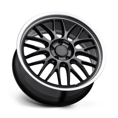 Petrol P4C 16X7 +40 Gloss Black W/ Mach Cut Lip