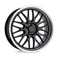 Petrol P4C 18X8 +40 Gloss Black W/ Mach Cut Lip
