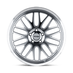 Petrol P4C 16X7 +40 Silver W/ Machined Face & Lip