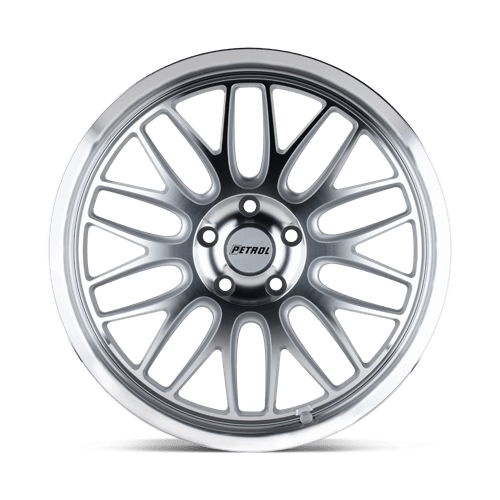 Petrol P4C 20X8.5 +35 Silver W/ Machined Face & Lip