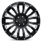 Black Rhino Hard Alloys Pinatubo 20X12 -44 Gloss Black Milled