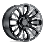 Black Rhino Hard Alloys Pinatubo 20X12 -44 Gloss Black Milled