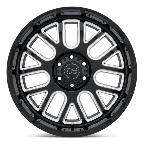 Black Rhino Hard Alloys Pismo 20X9.5 -18 Gloss Black W/ Milled Spokes