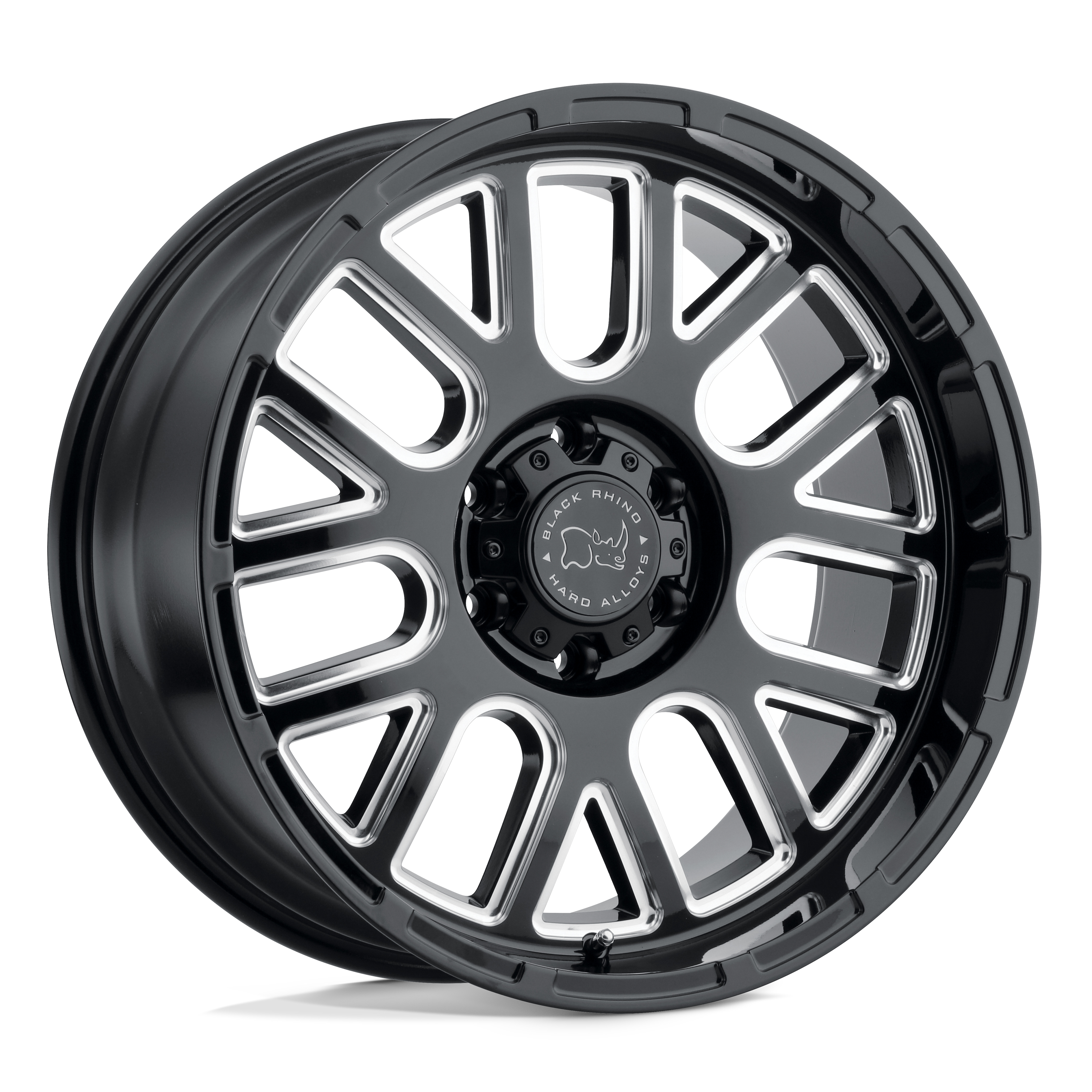 Black Rhino Hard Alloys Pismo 20X9.5 -18 Gloss Black W/ Milled Spokes
