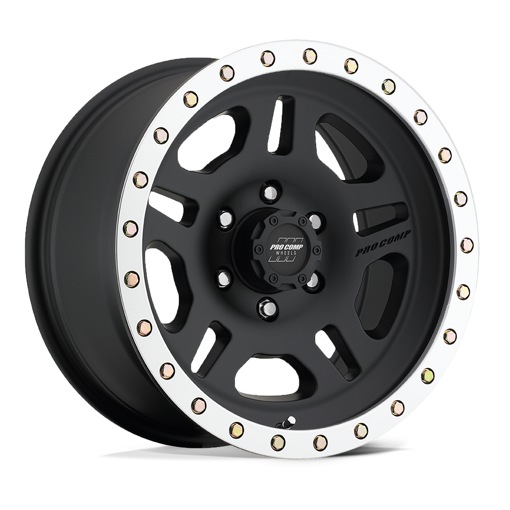 Pro Comp Alloys Pa29 La Paz 16X8 +0 Satin Black Machined