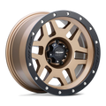 Pro Comp Alloys Pa41 Phaser 17X9 -6 Matte Bronze W/ Black Lip
