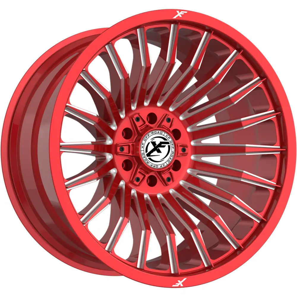 XF Off-Road XF-231 22X12 -44 Anodized Red & Milled