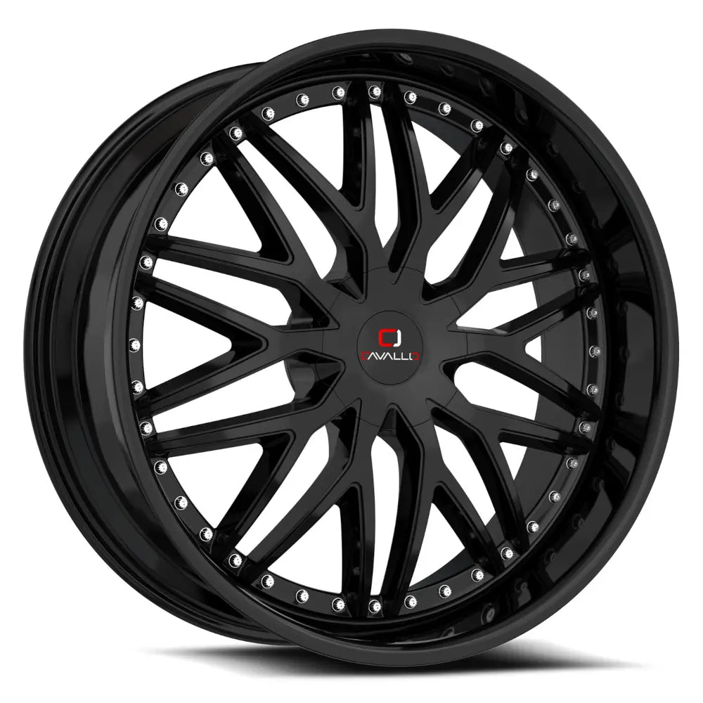 Cavallo CLV-46 18X8 +35 Gloss Black
