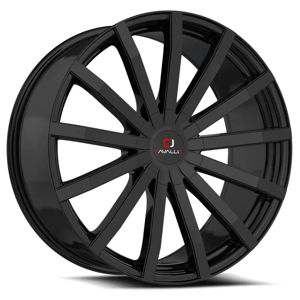 Cavallo CLV-52 18X8 +35 Gloss Black