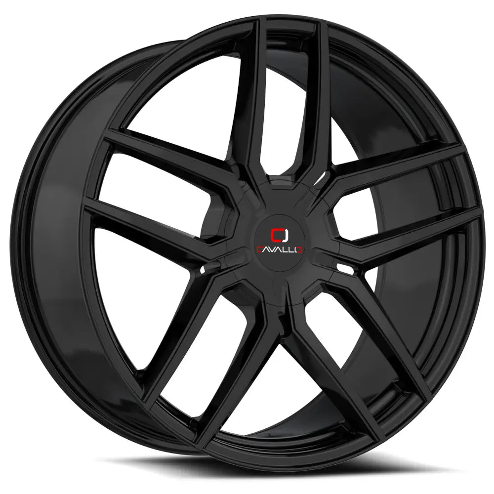Cavallo CLV-55 18X8 +35 Gloss Black