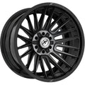 XF Off-Road XF-234 18X9 +12 Gloss Black & Brushed Double Dark Tint