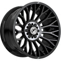 XF Off-Road XF-237 20X9 +12 Gloss Black & Brushed Double Dark Tint