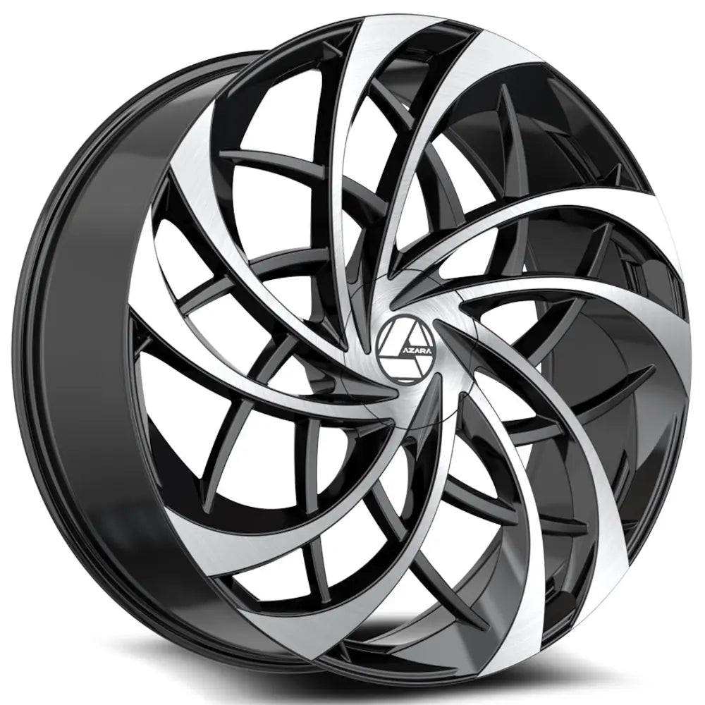 Azara AZA-540 18X8 +35 Gloss Black & Machined