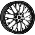 Cavallo CLV-33 22X8.5 +38 Gloss Black & Machined
