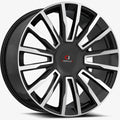 Cavallo CLV-47 24X9 +18 Gloss Black & Machined