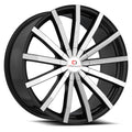 Cavallo CLV-52 18X8 +35 Gloss Black & Machined