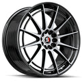 Spec-1 SP-64 17X8 +42 Gloss Black & Machined