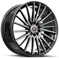 Spec-1 SP-68 18X8 +38 Gloss Black & Machined