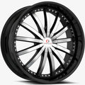 Cavallo Clv-53 24X9 +18 Gloss Black & Machined