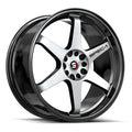 Spec-1 SPT-33 15X9 +15 Gloss Black & Machined