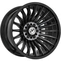 XF Off-Road XF-231 20X9 0 Gloss Black & Machined Titanium Double Dark Tint