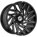 XF Off-Road XF-229 20X9 0 Gloss Black & Milled